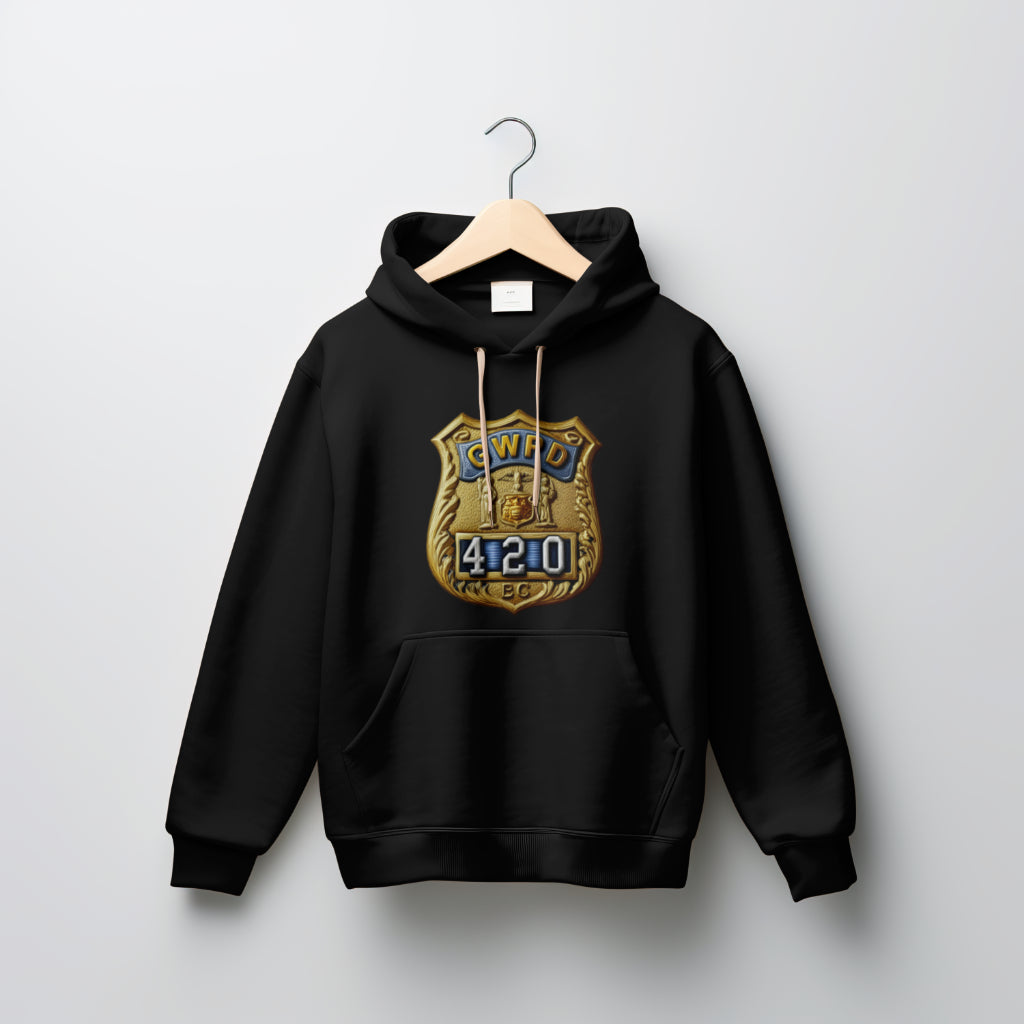 GWPD Blue/Gold Badge Hoodie
