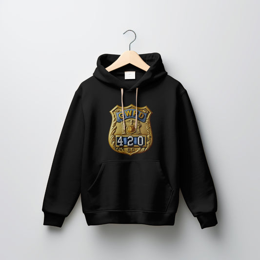 GWPD Blue/Gold Badge Hoodie