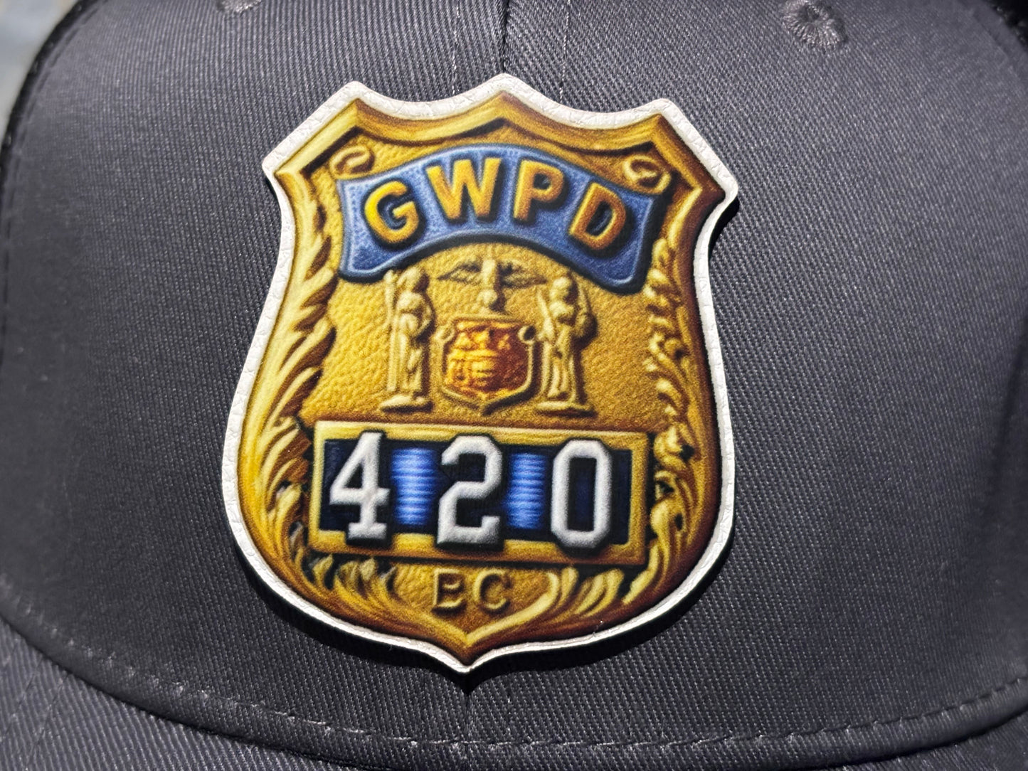 GWPD Blue Gold Badge Hat