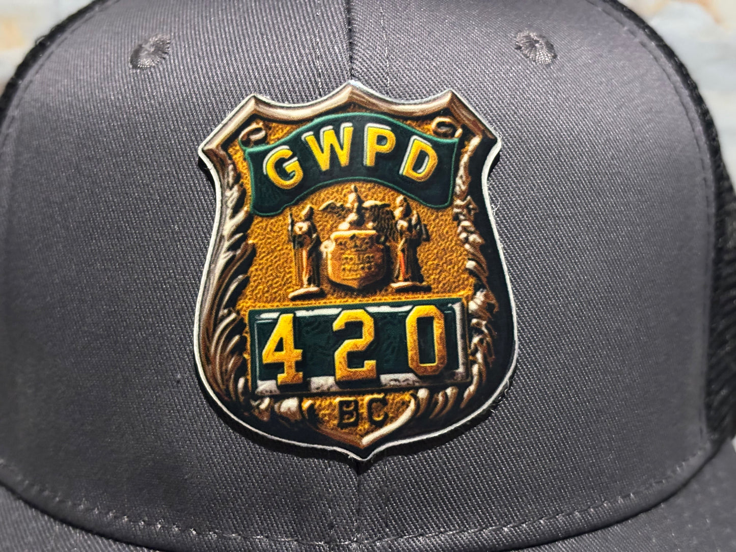 GWPD Green Gold Badge Hat