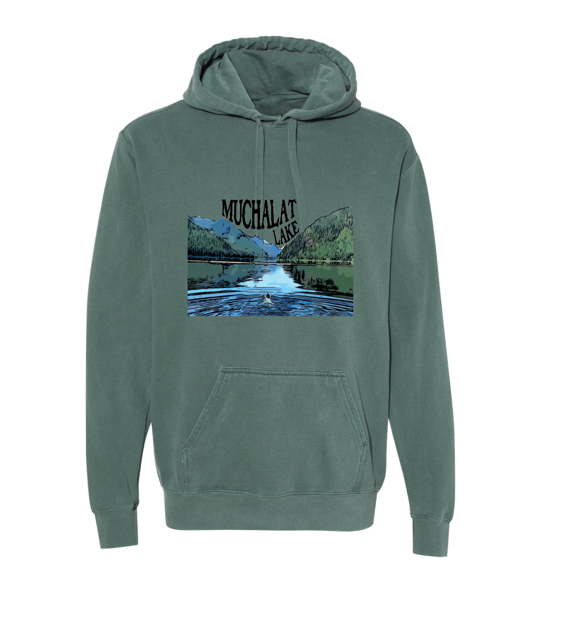 Muchalat Lake Scene Hoodie