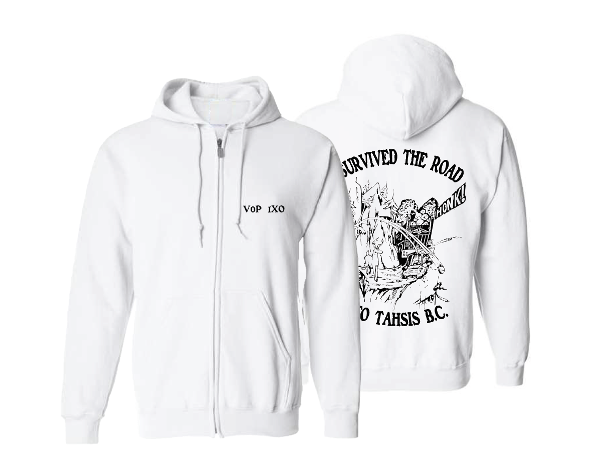 I Survived The Road To Tahsis Full- Zip Hoodie