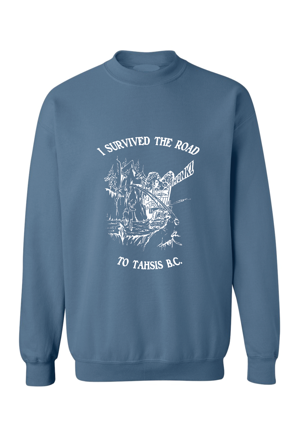 I Survived The Road To Tahsis Sweater