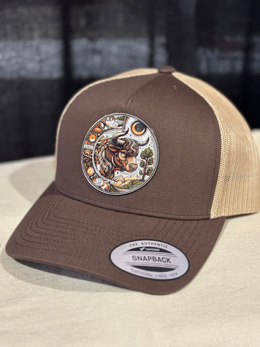 Mosaic Cow Hat