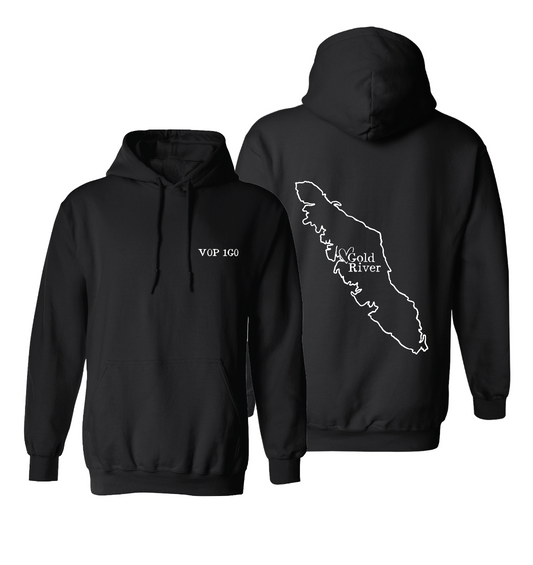 Gold River Heart Hoodie